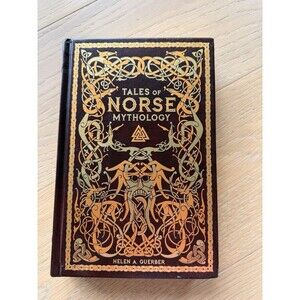Tales of Norse Mythology Helen A Guerber Leather Bound Hardcover Collectible